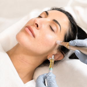 Medical professional consulting a client at Vista Clinic skin clinic in Stillorgan South Dublin