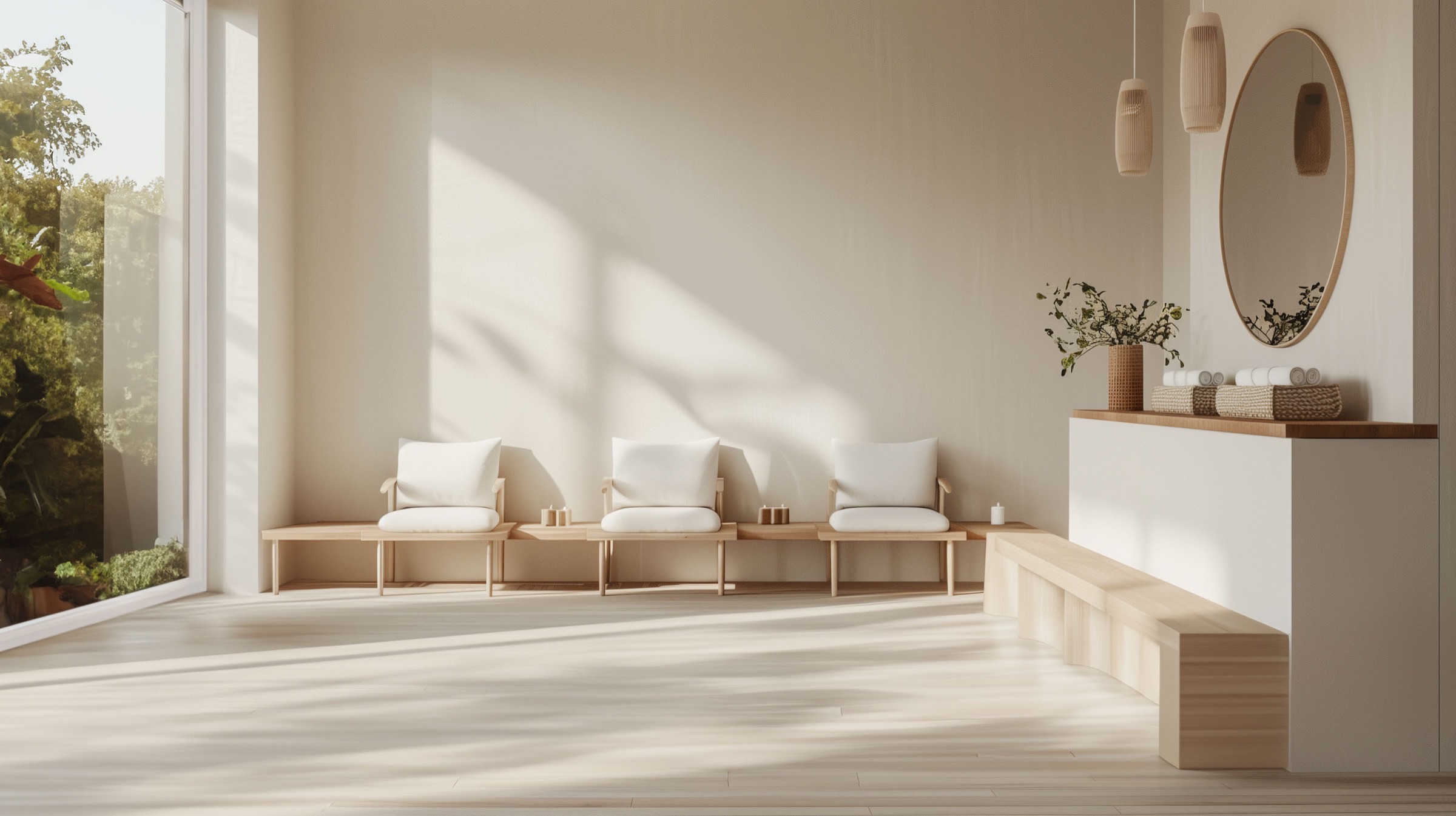 Treatment room and waiting area at Vista Clinic, Stillorgan, Dublin